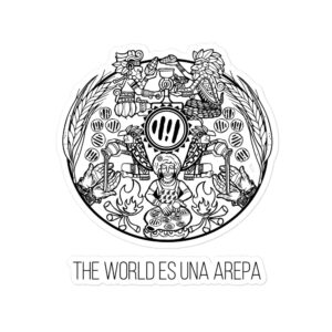 Arepaland Bubble-free stickers